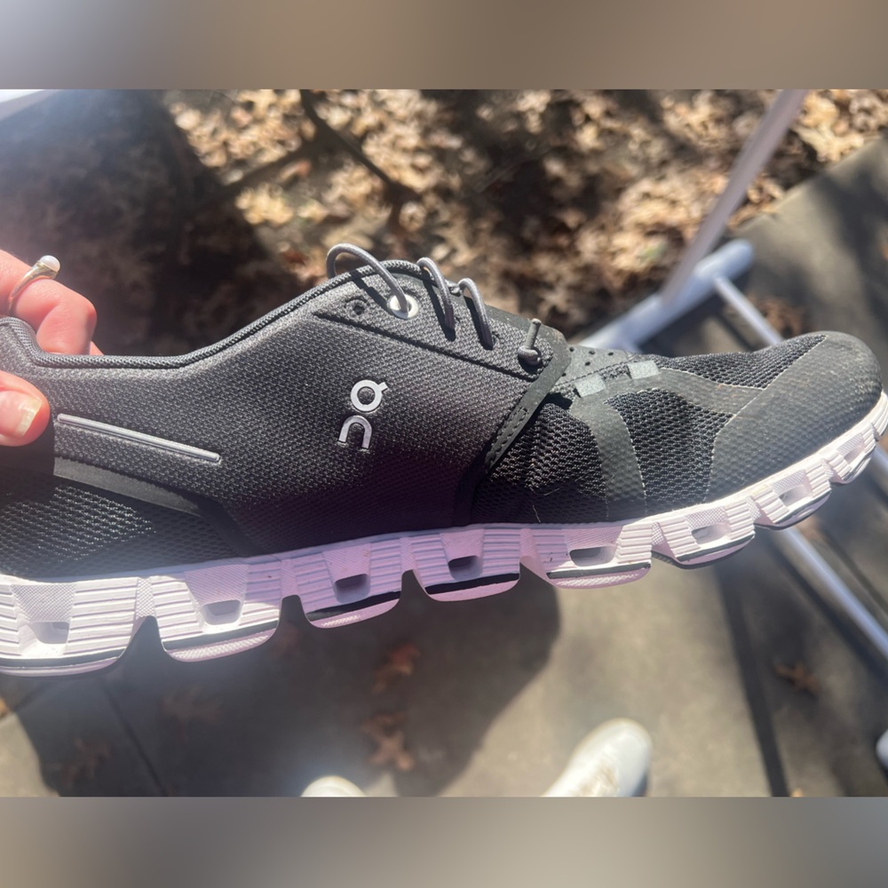 Men’s on running cloud black tennis shoes